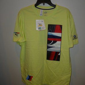 NWT PUMA MMS STREET TEE - YELLOW - MEDIUM